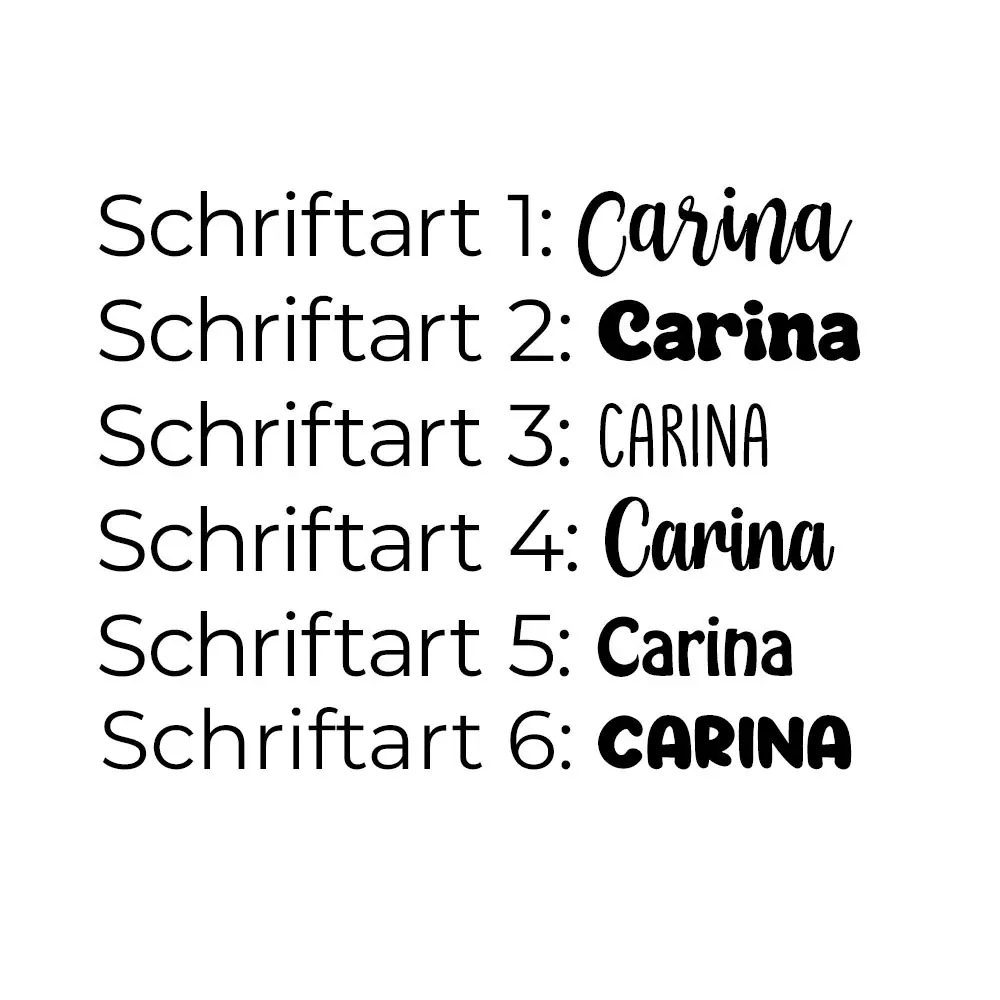 Personalisierte Schnapsgläser mit Wunschnamen