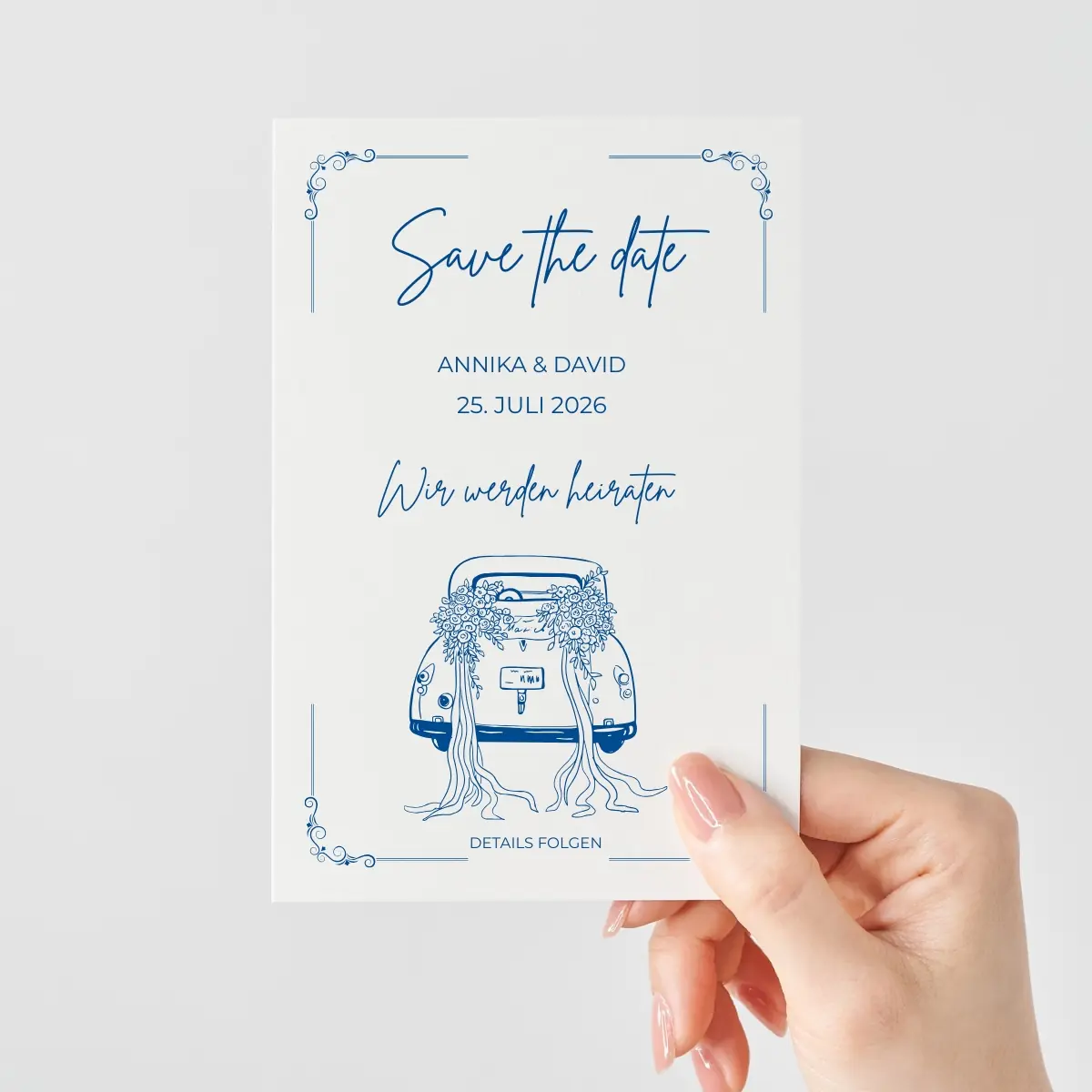 Save the Date Karte | Hochzeitsauto