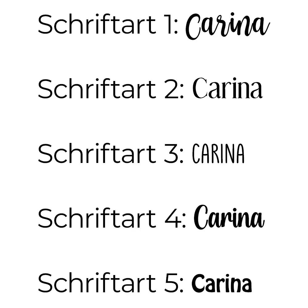 Personalisierte Glasflasche mit Wunschnamen | 1 Liter - Edelstahldeckel