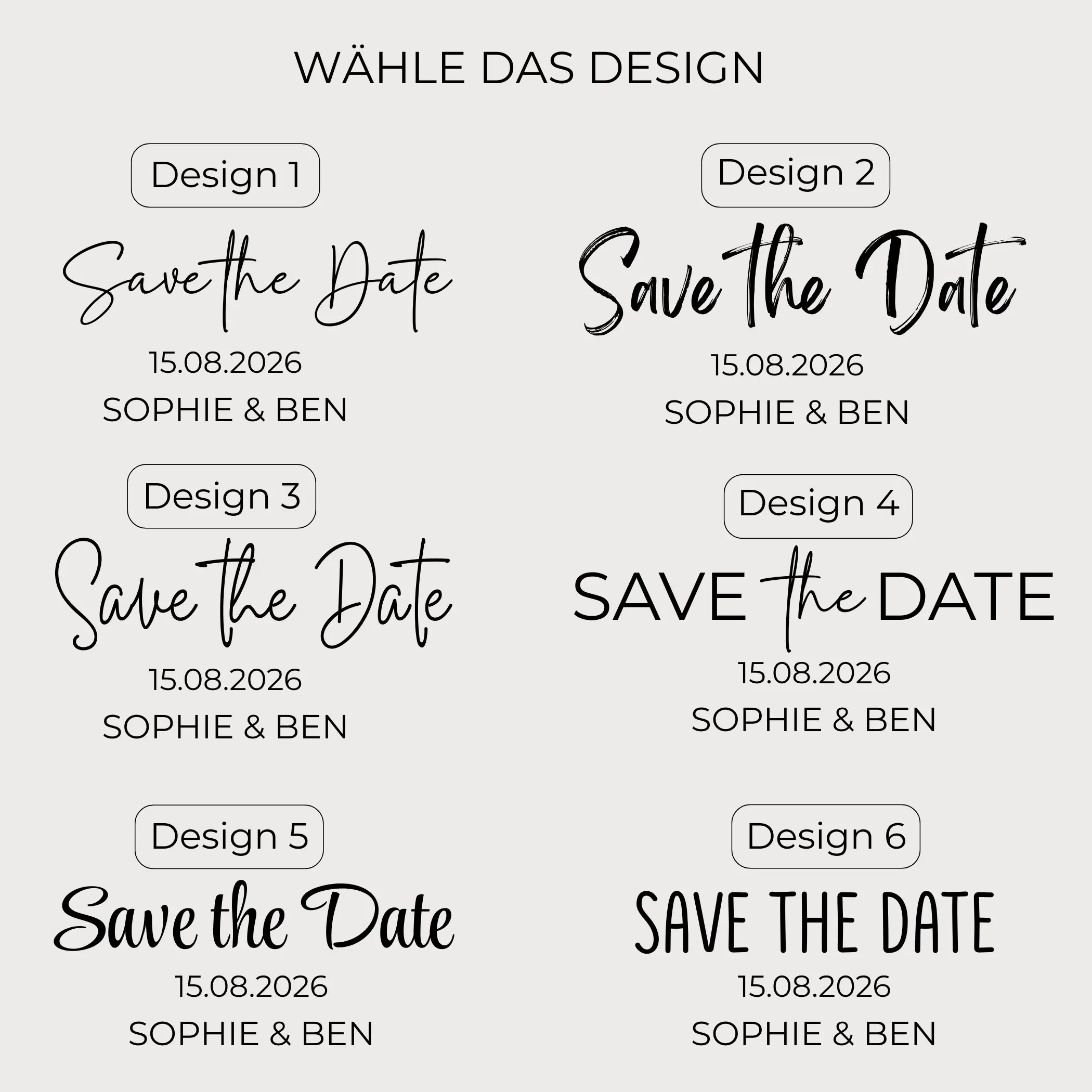 Save the Date Magnet für die Hochzeit | Fotomagnet