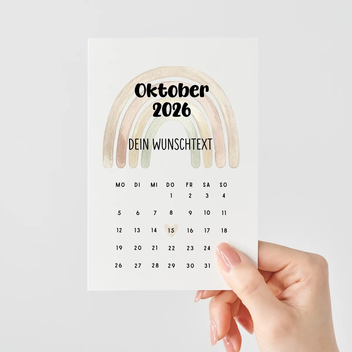 Personalisierte Karte zur Schwangerschaft | Dein Wunschtext