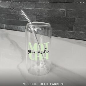 Matcha Girl Trinkglas