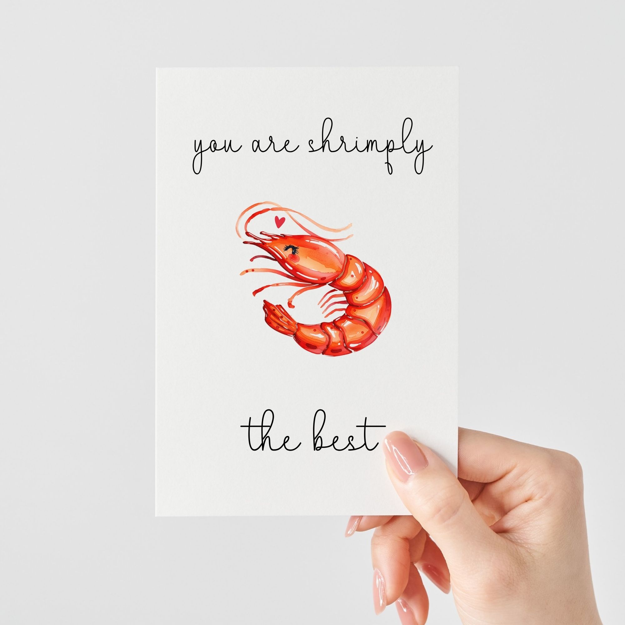 Dankeskarte | You are shrimply the best 🦐
